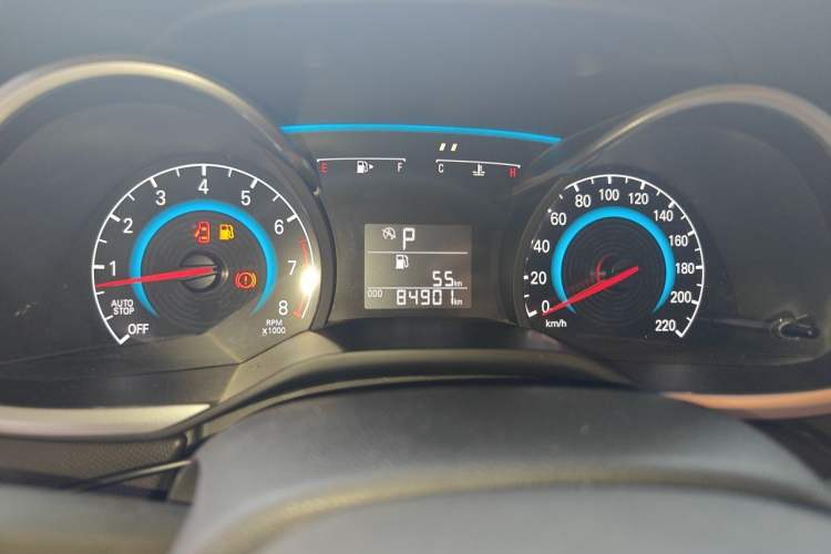 Used Chevrolet Cavalier 2018 320 Automatic Enjoyment Edition Odometer Close Up