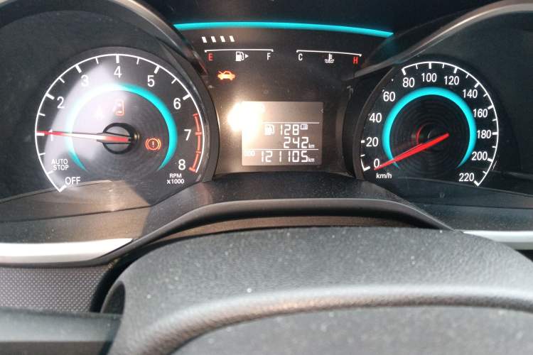 Used Chevrolet Cavalier 2018 320 Manual Enjoyment Edition Odometer Close Up