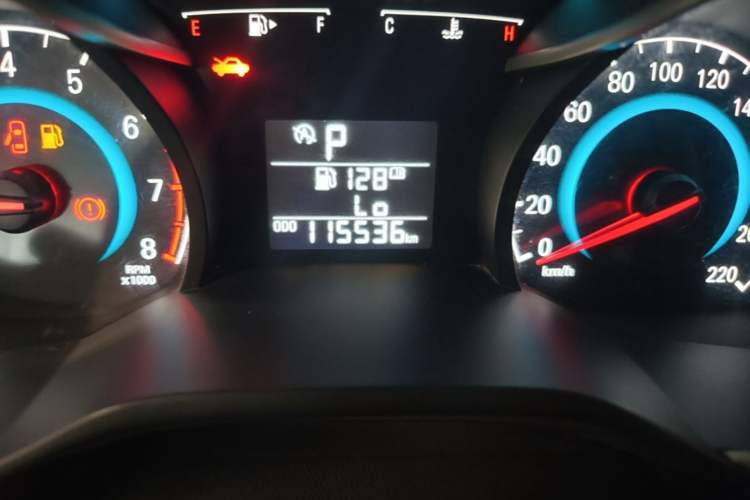 Used Chevrolet Cavalier 2018 320 Automatic Enjoyment Sunroof Edition Odometer Close Up