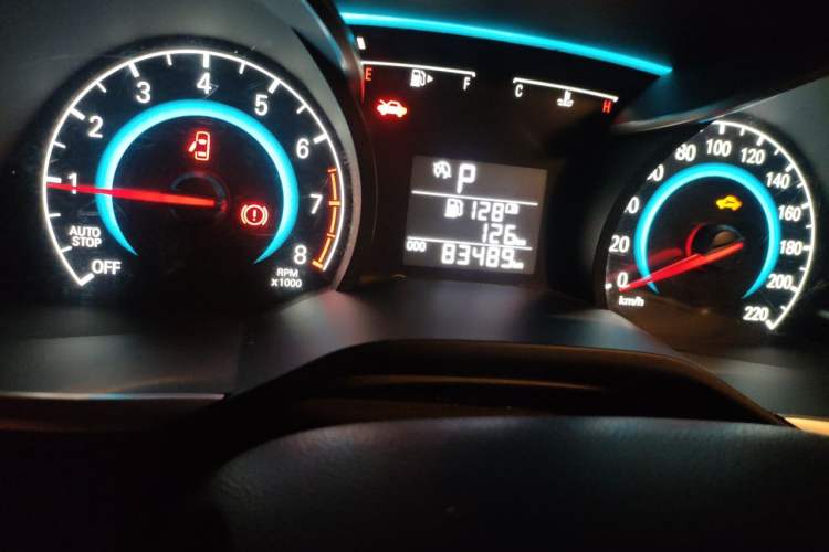 Used Chevrolet Cavalier 2018 320 Automatic Xinyue Edition Odometer Close Up