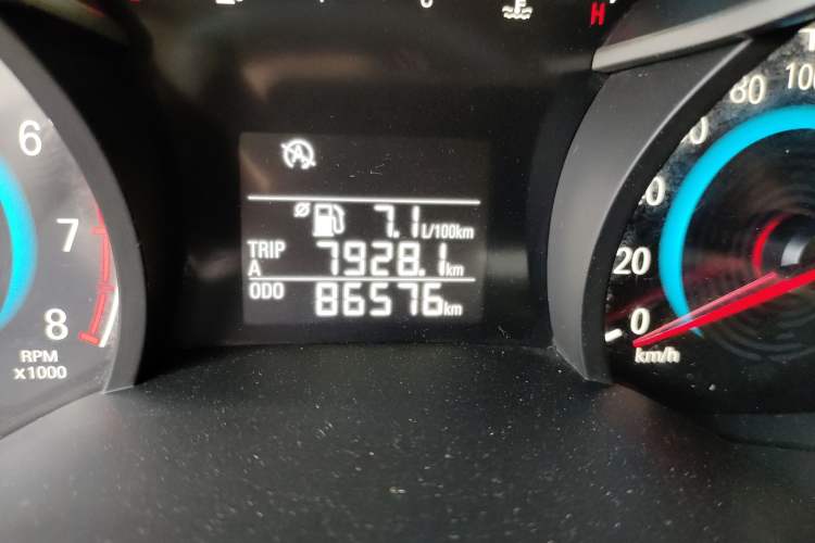 Used Chevrolet Cavalier 2018 320 Manual Enjoyment Edition Odometer Close Up
