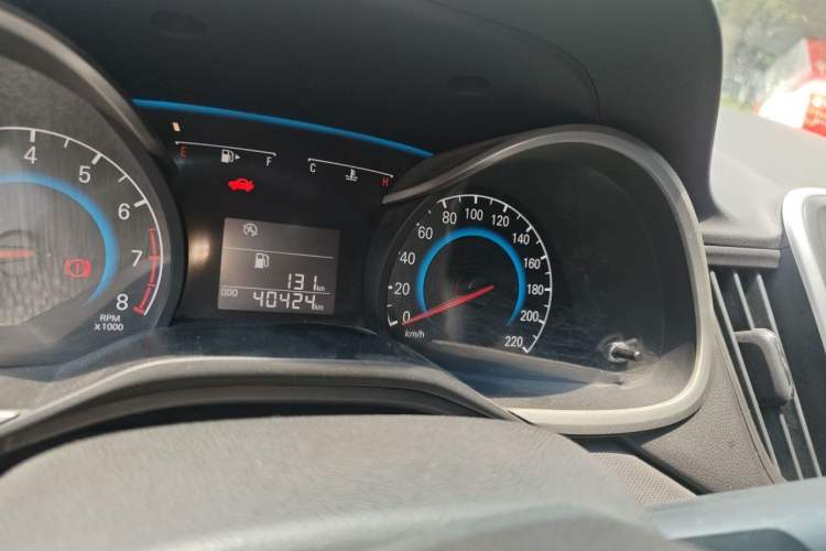 Used Chevrolet Cavalier 2018 320 Manual Xinyue Edition Odometer Close Up