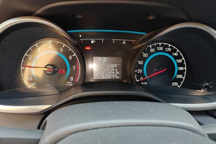 Used Chevrolet Cavalier 2018 320 Automatic Xinyue Edition Odometer Close Up