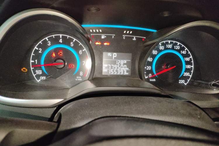 Used Chevrolet Cavalier 2018 320 Automatic Enjoyment Edition Odometer Close Up