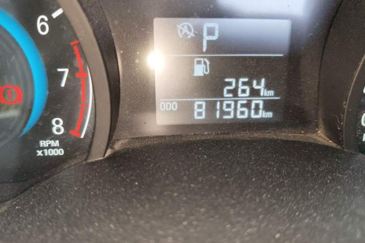 Used Chevrolet Cavalier 2018 320 Automatic Xinyue Edition Odometer Close Up