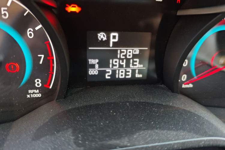 Used Chevrolet Cavalier 2018 320 Automatic Xinyue Edition Odometer Close Up
