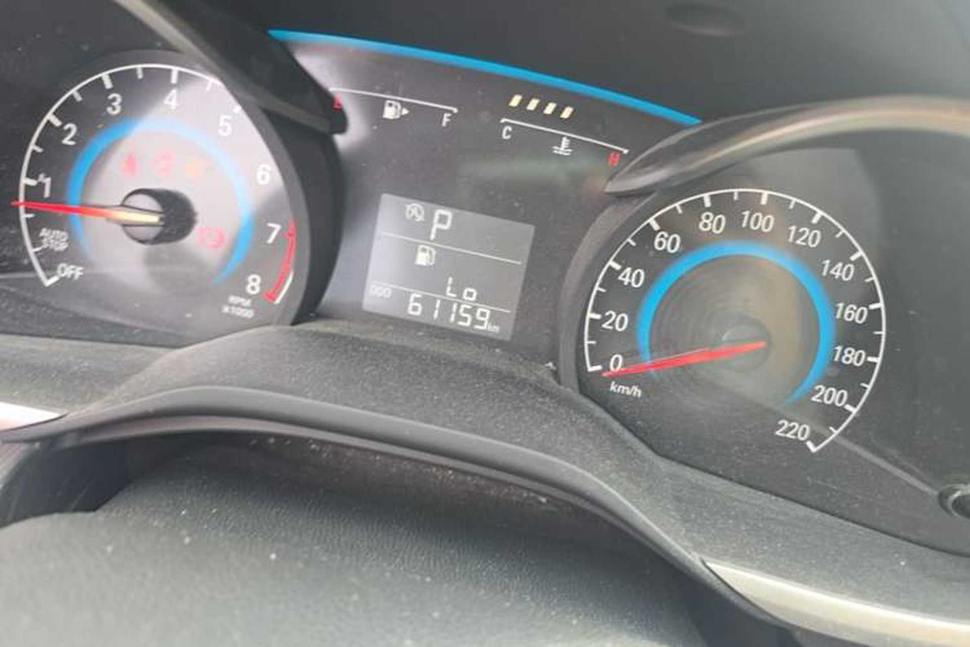 Used Chevrolet Cavalier 2018 320 Automatic Xinyue Edition Odometer Close Up