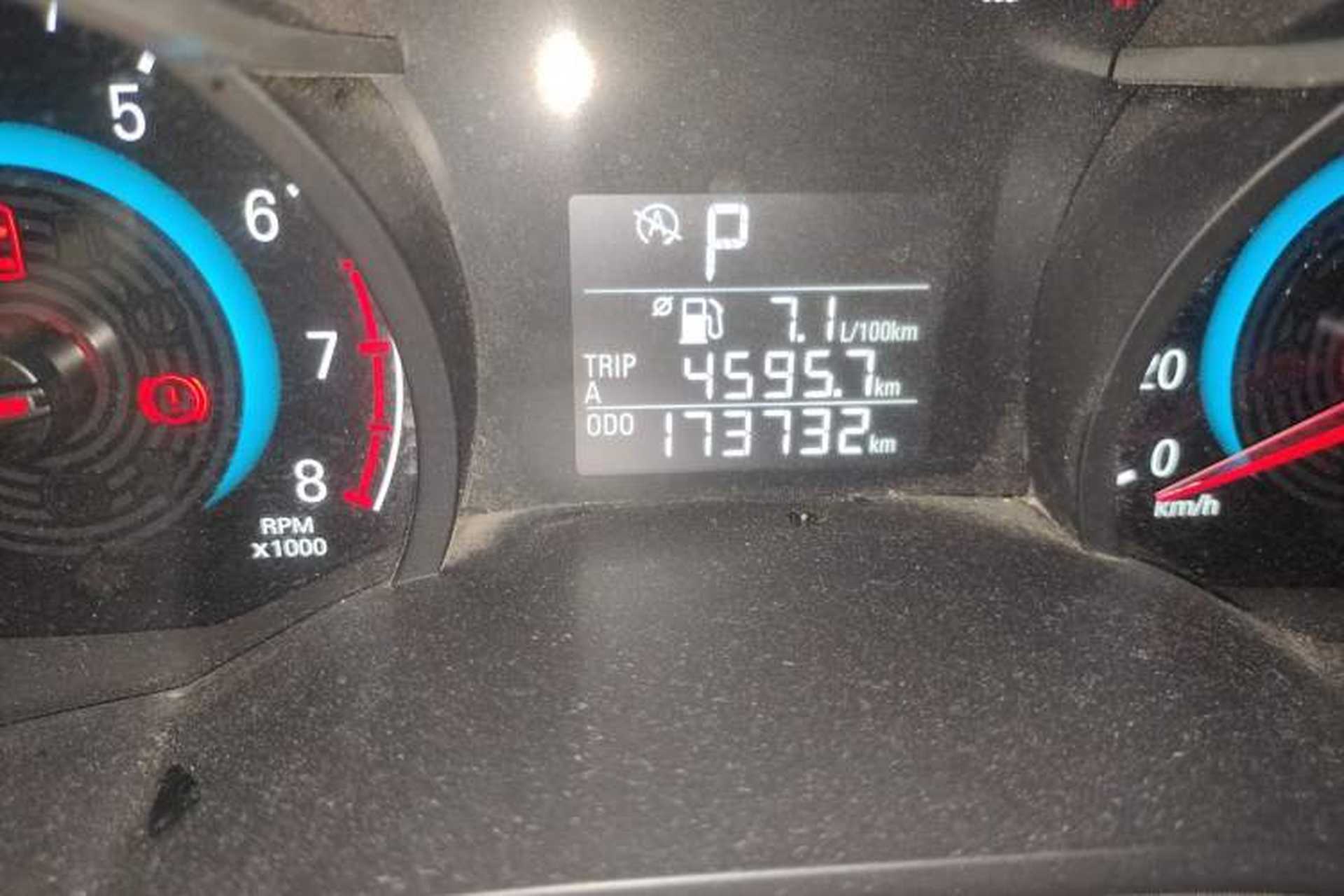 Used Chevrolet Cavalier 2018 320 Automatic Xinyue Edition Odometer Close Up