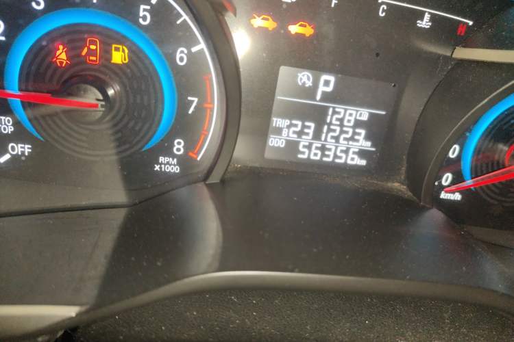 Used Chevrolet Cavalier 2018 320 Automatic Enjoyment Edition Odometer Close Up