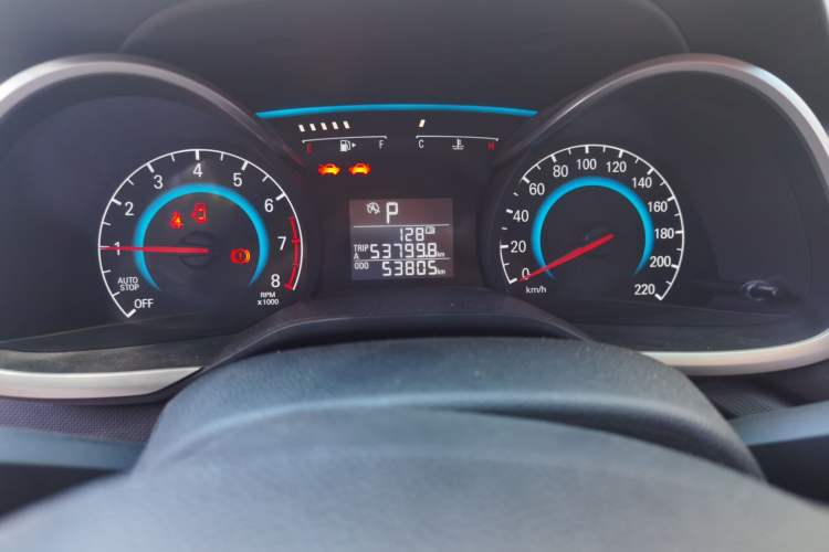 Used Chevrolet Cavalier 2018 320 Automatic Xinyue Edition Odometer Close Up