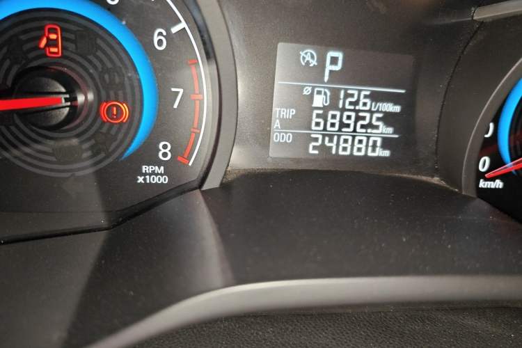 Used Chevrolet Cavalier 2018 320 Automatic Enjoyment Edition Odometer Close Up