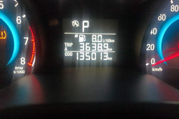 Used Chevrolet Cavalier 2018 320 Automatic Xinyue Edition Odometer Close Up