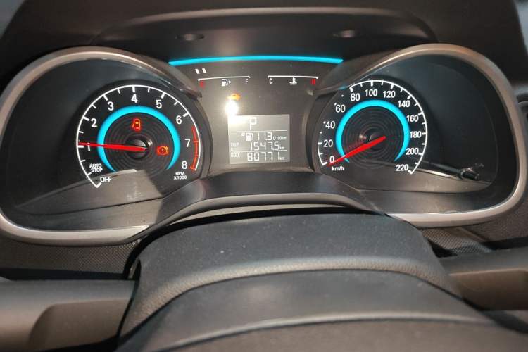 Used Chevrolet Cavalier 2018 320 Automatic Enjoyment Sunroof Edition Odometer Close Up