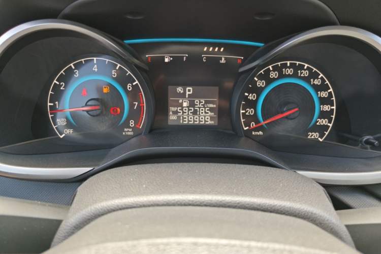 Used Chevrolet Cavalier 2018 320 Automatic Xinyue Edition Odometer Close Up
