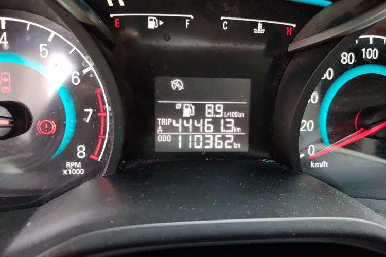 Used Chevrolet Cavalier 2018 320 Manual Xinyue Edition Odometer Close Up