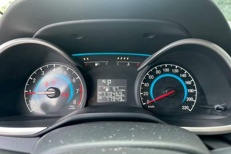 Used Chevrolet Cavalier 2019 320 Automatic Xinyue Edition Odometer Close Up