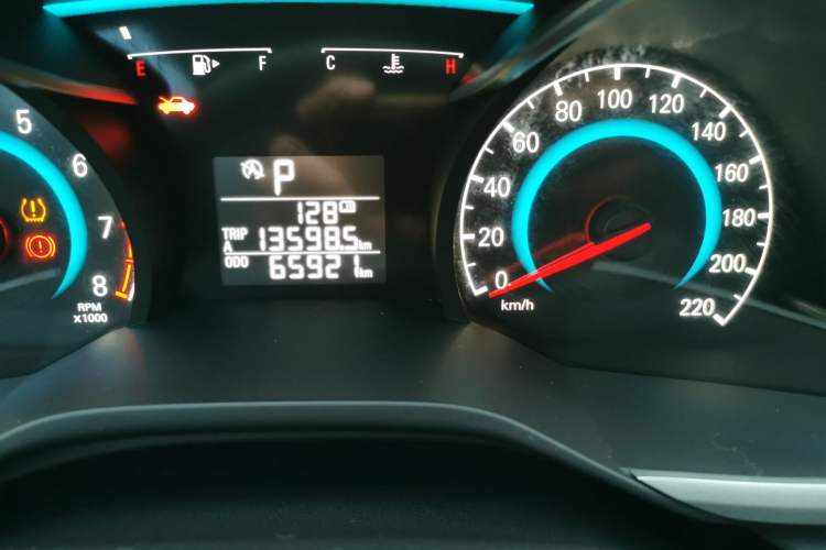 Used Chevrolet Cavalier 2019 320 Automatic Xinyue Edition Odometer Close Up