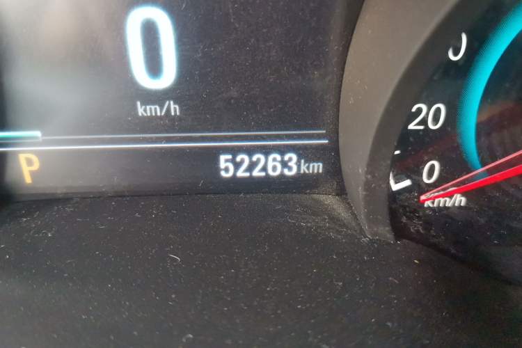 Used Chevrolet Cavalier 2019 325T Dual-Clutch Xinyue Edition Odometer Close Up