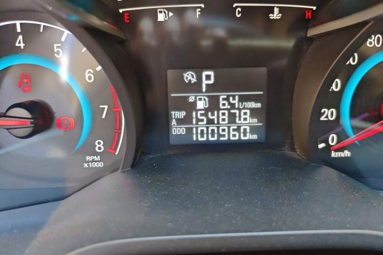 Used Chevrolet Cavalier 2019 320 Automatic Xinyue Edition Odometer Close Up