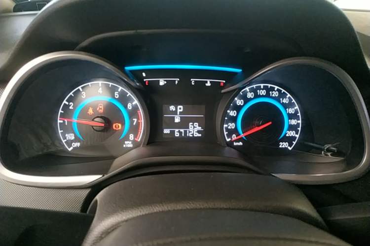 Used Chevrolet Cavalier 2019 320 Automatic Enjoyment with Sunroof Instrument Cluster