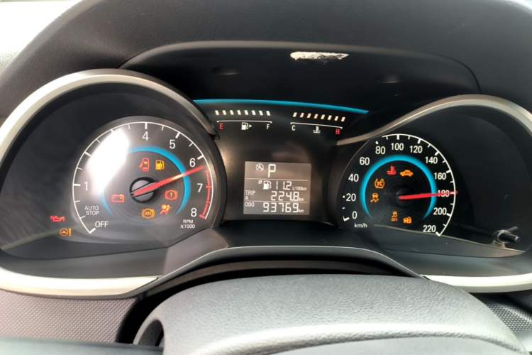 Used Chevrolet Cavalier 2019 320 Automatic Enjoyment with Sunroof Instrument Cluster