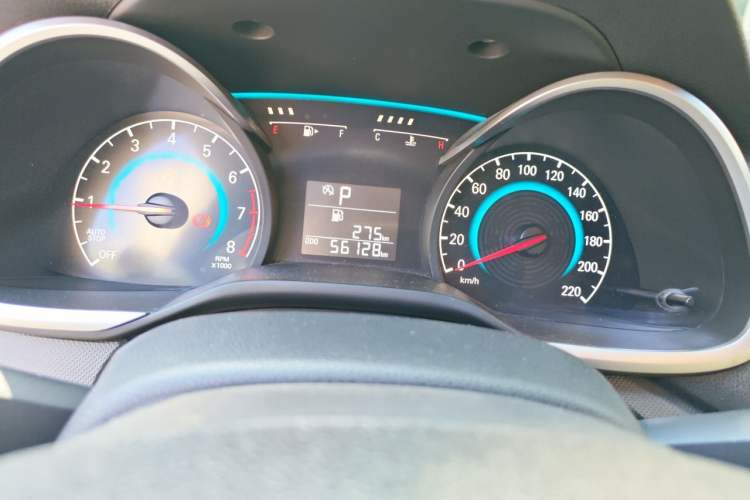 Used Chevrolet Cavalier 2019 320 Automatic Enjoyment with Sunroof Odometer Close Up
