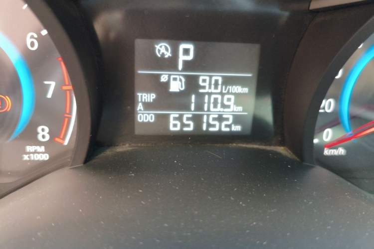 Used Chevrolet Cavalier 2019 320 Automatic Xinyue Edition Odometer Close Up
