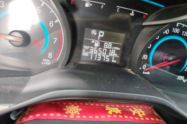 Used Chevrolet Cavalier 2019 320 Automatic Xinyue Edition Odometer Close Up
