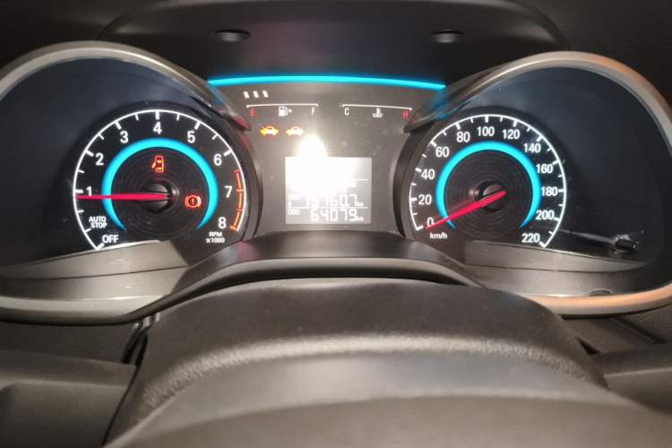 Used Chevrolet Cavalier 2019 320 Automatic Xinyue Edition Odometer Close Up
