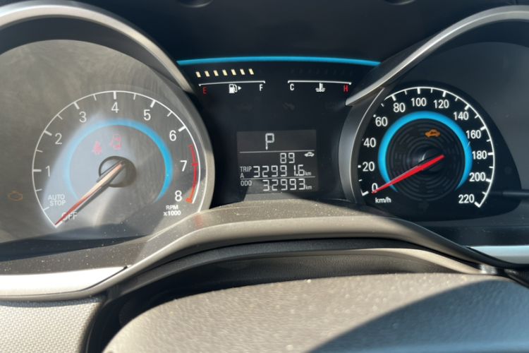 Used Chevrolet Cavalier 2019 320 Automatic Xinyue Edition Odometer Close Up