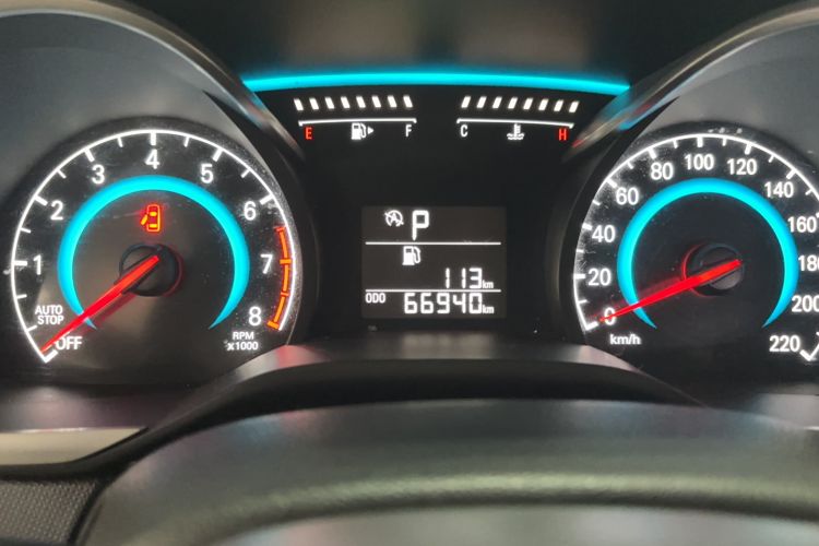Used Chevrolet Cavalier 2019 320 Automatic Xinyue Edition Odometer Close Up