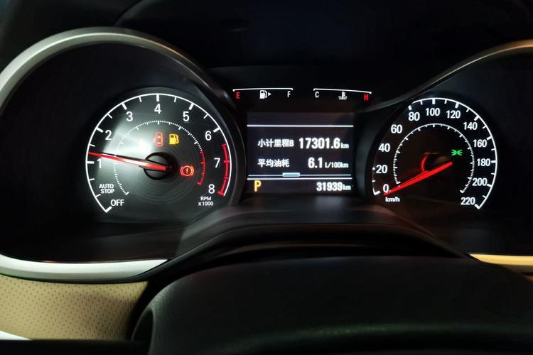 Used Chevrolet Cavalier 2019 320 Automatic Enjoyment with Sunroof Odometer Close Up