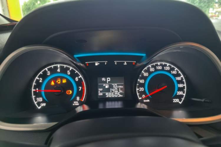 Used Chevrolet Cavalier 2019 320 Automatic Enjoyment with Sunroof Instrument Cluster