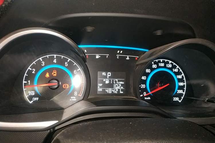 Used Chevrolet Cavalier 2019 320 Automatic Enjoyment with Sunroof Instrument Cluster