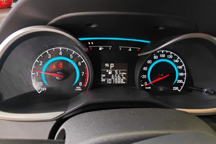 Used Chevrolet Cavalier 2019 320 Automatic Enjoyment with Sunroof Instrument Cluster