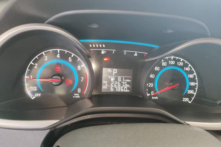 Used Chevrolet Cavalier 2019 320 Automatic Enjoyment with Sunroof Instrument Cluster