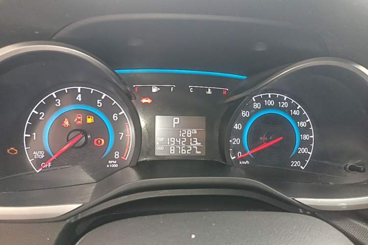 Used Chevrolet Cavalier 2019 320 Automatic Enjoyment with Sunroof Instrument Cluster