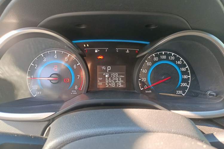 Used Chevrolet Cavalier 2019 320 Automatic Enjoyment with Sunroof Instrument Cluster