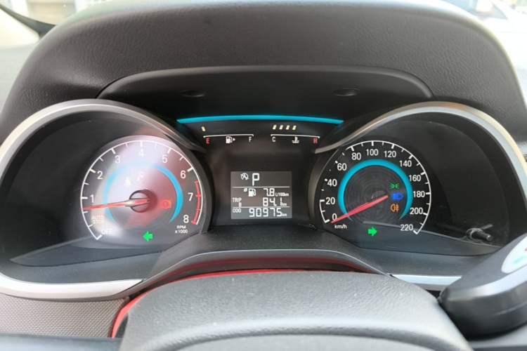 Used Chevrolet Cavalier 2019 320 Automatic Enjoyment with Sunroof Instrument Cluster
