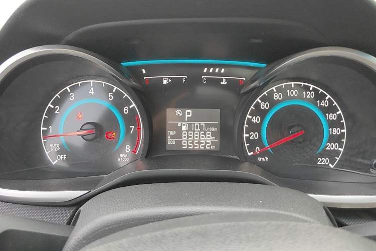 Used Chevrolet Cavalier 2019 320 Automatic Enjoyment with Sunroof Instrument Cluster