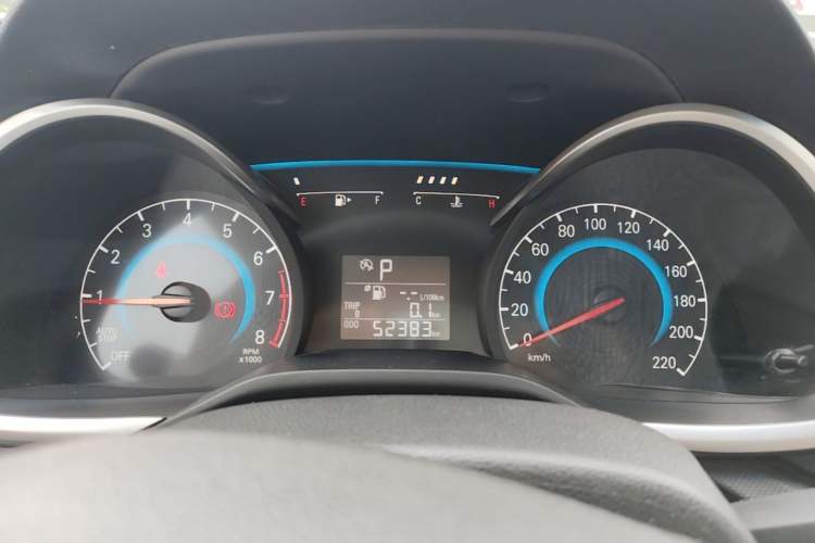 Used Chevrolet Cavalier 2019 320 Automatic Enjoyment with Sunroof Instrument Cluster