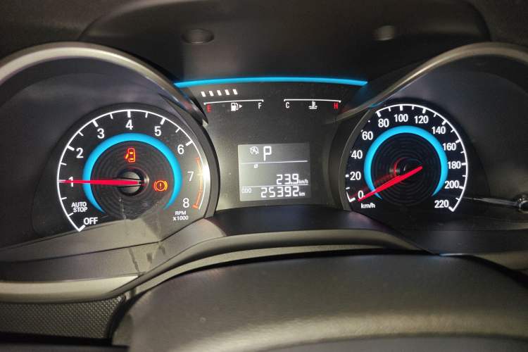 Used Chevrolet Cavalier 2019 320 Automatic Enjoyment with Sunroof Instrument Cluster