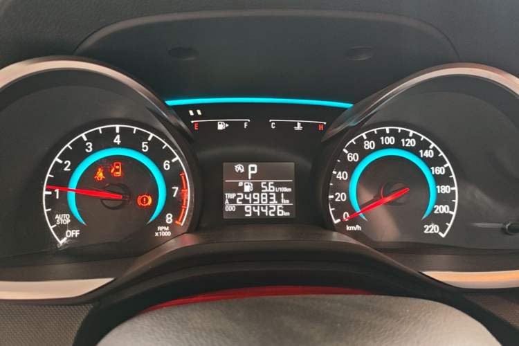 Used Chevrolet Cavalier 2019 320 Automatic Enjoyment with Sunroof Instrument Cluster