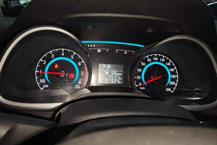 Used Chevrolet Cavalier 2019 320 Automatic Enjoyment with Sunroof Instrument Cluster