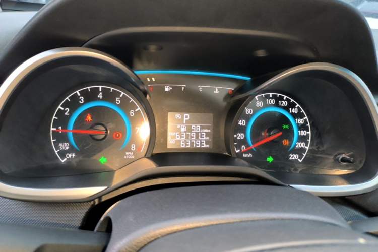 Used Chevrolet Cavalier 2019 320 Automatic Enjoyment with Sunroof Instrument Cluster