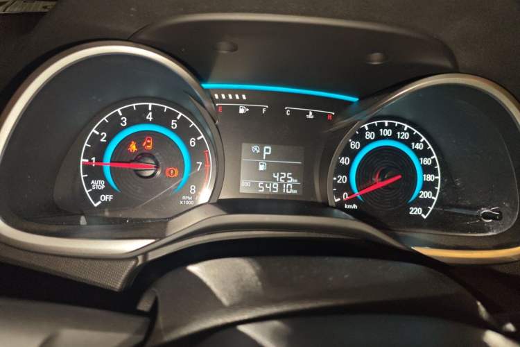 Used Chevrolet Cavalier 2019 320 Automatic Xinyue Edition Odometer Close Up
