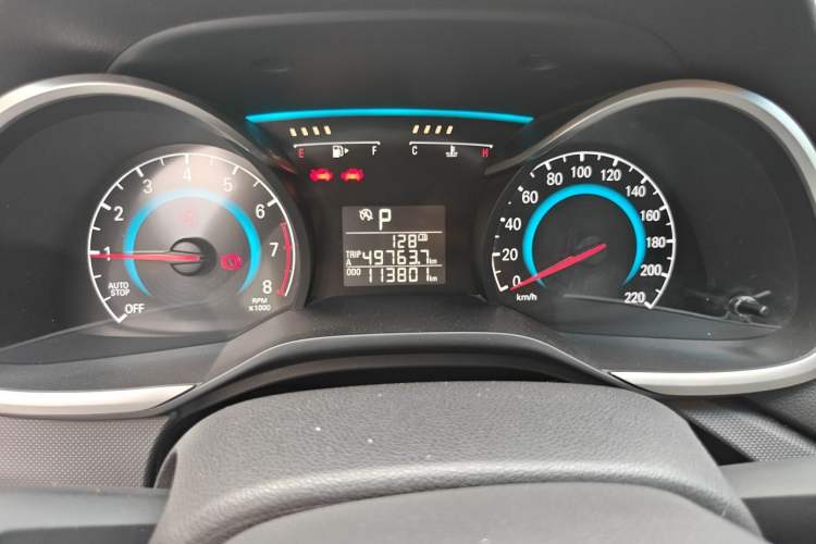 Used Chevrolet Cavalier 2019 320 Automatic Enjoyment Edition Odometer Close Up