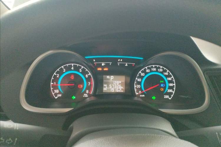 Used Chevrolet Cavalier 2019 320 Automatic Xinyue Edition Odometer Close Up