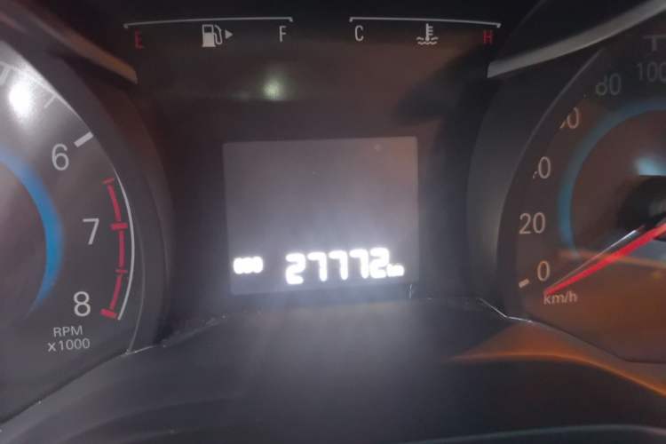 Used Chevrolet Cavalier 2019 320 Automatic Xinyue Edition Odometer Close Up