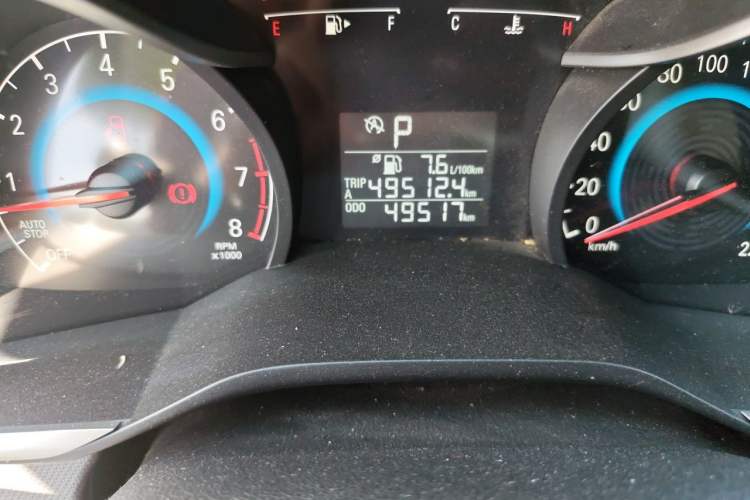 Used Chevrolet Cavalier 2019 320 Automatic Xinyue Edition Odometer Close Up